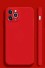 Szilikon védőburkolat iPhone 15 Pro Max készülékhez piros