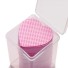 Szív alakú körömlakklemosó pamut törlőkendők körömlakklemosó szöszmentes körömlakk tisztító 200 db rózsaszín