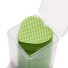 Szív alakú körömlakklemosó pamut törlőkendők körömlakklemosó szöszmentes körömlakk tisztító 200 db zöld