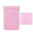 Szöszmentes szögletes pamut körömlakklemosó törlőkendő körömlakklemosó szöszmentes lakk tisztító eszköz 200 db rózsaszín