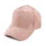 Sztruksowa czapka z daszkiem różowy