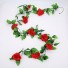 Sztuczna girlanda z róż pnących czerwony