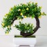 Sztuczne bonsai w doniczce żółty
