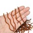Sztuczne robaki 9 cm 50 szt brązowy