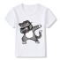 T-Shirt für Mädchen dabbing J622 Graue Katze