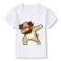 T-Shirt für Mädchen dabbing J622 Hund