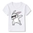 T-Shirt für Mädchen dabbing J622 Hase