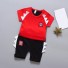 T-Shirt und Shorts für Jungen L1103 rot