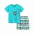 T-Shirt und Shorts für Jungen L1698 G