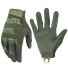 Taktické rukavice Vojenské rukavice na výcvik Protišmykové rukavice zelená