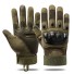 Taktické vojenské rukavice Strelecké rukavice Dotykové vojenské rukavice zelená