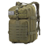 Taktický vojenský batoh Kempingový batoh Velkokapacitní batoh Turistický batoh s několika kapsami Voděodolný 50 l 50 x 30 cm armádní zelená