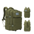 Taktický vojenský batoh Kempingový batoh Veľkokapacitný batoh Turistický batoh s niekoľkými vreckami 50 l Vodeodolný 50 x 30 cm armádny zelená