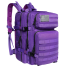 Taktikai hátizsák Nagy kapacitású hátizsák Camping hátizsák Túrahátizsák több zsebbel 45 L 50 x 30 cm lila