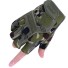 Taktische militärische fingerlose Handschuhe. Fingerlose Anti-Rutsch-Militärhandschuhe. Schützende fingerlose Handschuhe armeegrün