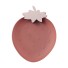 Talíř ve tvaru jahody červená