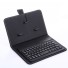 Tastatură Bluetooth cu capac pentru smartphone negru