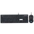 Tastatură cu mouse negru