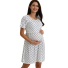 Těhotenské šaty N924 bílá