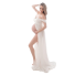 Těhotenské šaty na focení N926 bílá