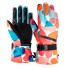 Teplé zimné rukavice Lyžiarske rukavice s PU kožou Snehové rukavice pre mužov aj ženy Rukavice na lyže a snowboard Lyžiarske rukavice s podporou dotyku na displej 5