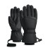 Teplé zimné rukavice Lyžiarske unisex rukavice Snehové rukavice pre mužov aj ženy Vodeodolné priedušné rukavice na lyže a snowboard čierna