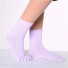 Thermoregulierende Zehensocken für Damen hellviolett