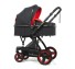 Tiefer Kinderwagen - Adriana rot