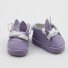 Topánky na šnúrky pre bábiku A1 fialová