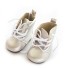 Topánky na šnúrky pre bábiku A411 krémová