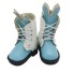 Topánky na šnúrky pre Barbie A139 svetlo modrá
