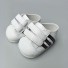 Topánky na suchý zips pre bábiku A21 biela