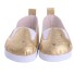 Topánky pre bábiku s hviezdičkami zlatá