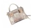 Transparente Damenhandtasche M1454 silbern