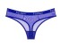 Transparenter Damen-Tanga FASHION blau