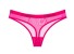 Transparenter Damen-Tanga FASHION rosa