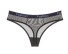 Transparenter Damen-Tanga FASHION schwarz