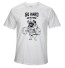 Tricou bărbătesc cu imprimeu - Pug cu mreană J975 alb