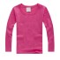 Tricou cu mânecă lungă pentru copii B1534 roz închis