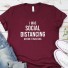 Tricou de damă cu imprimeu amuzant B358 burgundy