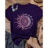 Tricou de damă cu imprimeu B196 violet