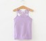 Tricou de fată cu fluture violet deschis