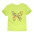 Tricou fetita cu Fluture J3290 verde deschis