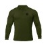 Tricou pentru bărbați cu mâneci lungi F1791 verde armată
