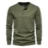 Tricou pentru bărbați cu mâneci lungi T2140 verde armată