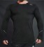 Tricou pentru bărbați cu mâneci lungi T2229 negru