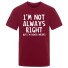 Tricou pentru bărbați T2178 burgundy