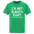 Tricou pentru bărbați T2178 verde