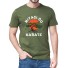 Tricou pentru bărbați T2223 verde armată