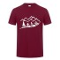 Tricou pentru bărbați T2240 burgundia